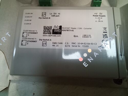 HD67B73-A1 PROFINET Master/CAN