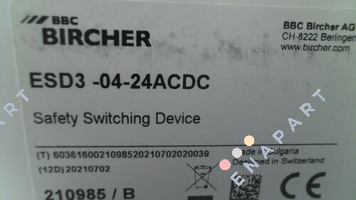 210985 / ESD3-04-24ACDC 安全スイッチ装置