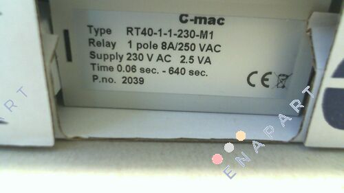 P/N: 021-00151, Type: RT40-1-1-230-M1 マルチレンジタイマー