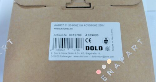 p/n: 0012799, Type: AA9837.11 20-60HZ UH AC50/60HZ 230V 周波数リレー