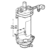 Pressurized grease reservoirs suitable