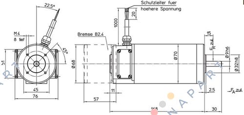 70010511 (S) Type GNM4175A  E-モーター
