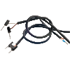 Connecting cable with plug connector