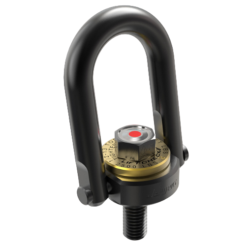Lift-Check™ Center-Pull Hoist Rings with Standard U-Bar