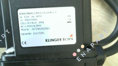 K900/NKA12/KA12/KLvP/End/3Ph-400V (0072.9020) スイッチプラグコンボ