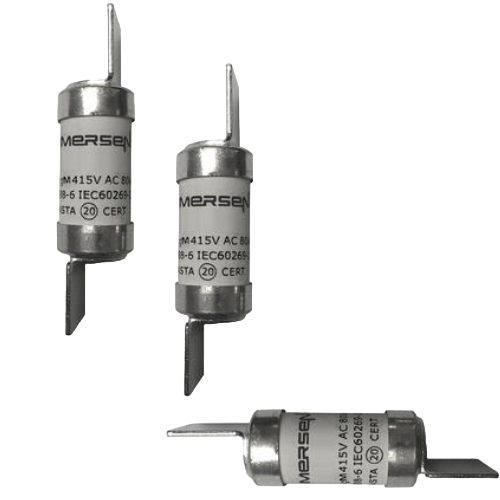 Offset Blade fuse-links gM 415VAC