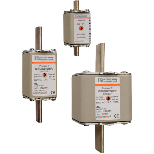 Protistor® size NH 000, 00, 0, 1, 2, 3 aR, 690VAC (IEC) / 700VAC (UL)