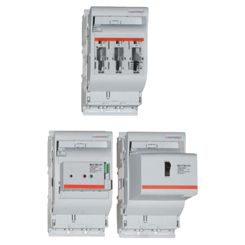 MULTIBLOC® 00.ST9 , Size 00, 160A, 690VAC, Design for Bottom Fitting, Triple Pole