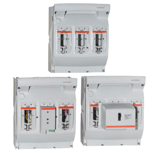 MULTIBLOC® 2.RST8 , Size 2, 400A, 690VAC, Design for bus bar installation, Triple Pole