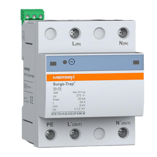 Surge-Trap® Monobloc STET23 Series - 20kA with EMI Filter
