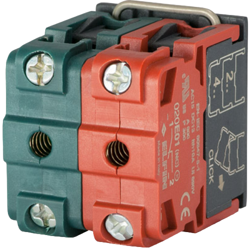 1 N.O.+1 N.C. with flange