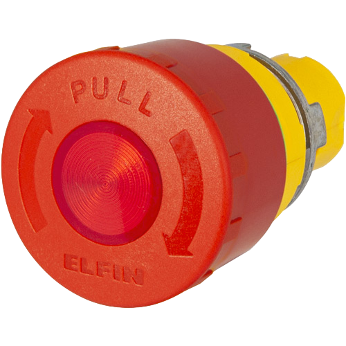 Illuminated emergency stop push-buttons Ø 22