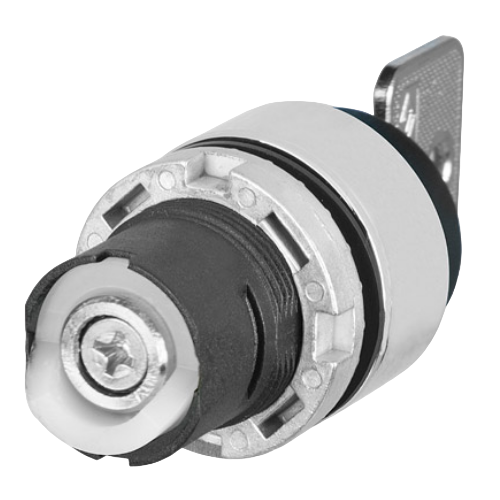 Key selector switches Ø 22 -metal bezel
