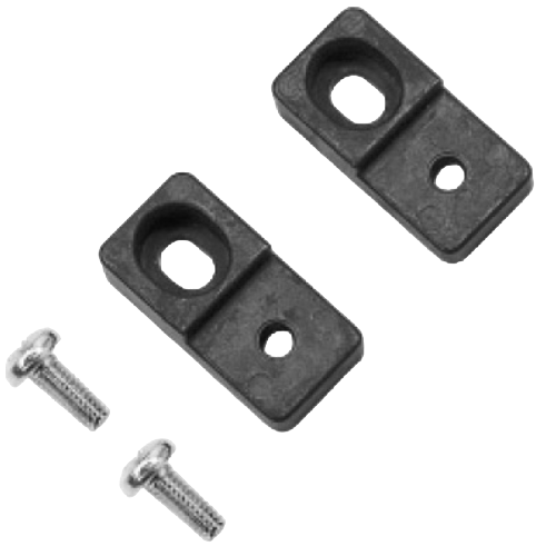 Set of mounting brackets