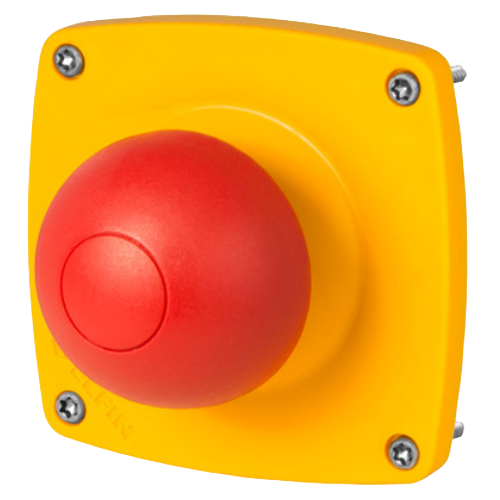Emergency push-button Ø 50, momentary, wall-mounting