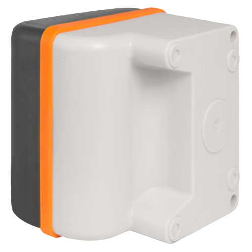 Ergonomic push-button enclosure 90x90 mm
