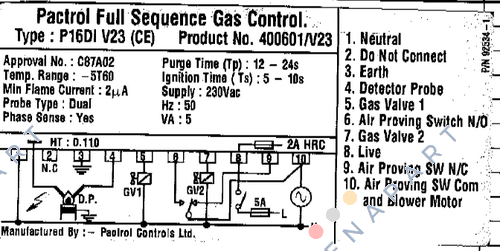 400601/V23 ハウジング