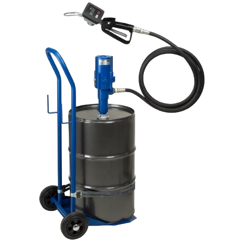 Oil systems, mobile, pneumatically operated pump