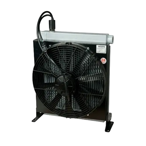 AIR OIL HEAT EXCHANGERS WITH INTEGRATED BY PASS