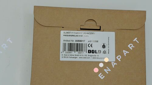 p/n: 0059017, Type: SL9837.11 5-200HZ UH AC230V