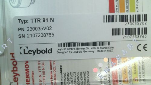 P/N: 230035V02, Type: TTR 91N