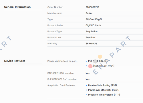 GigE Interface Card, 4 Port PoE